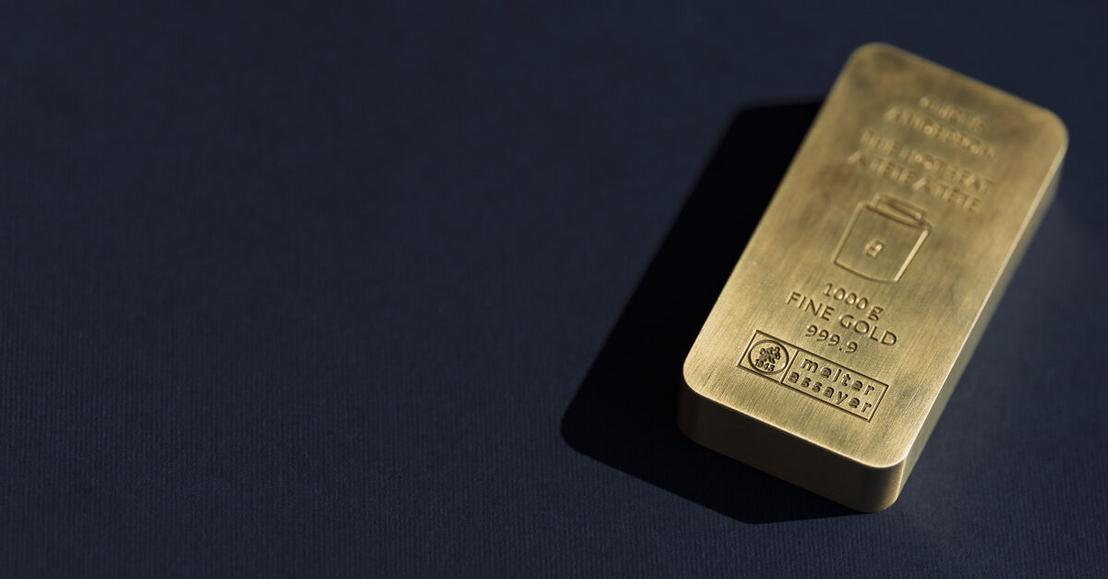 Ein Goldbarren (999,9 - 1kg) 
